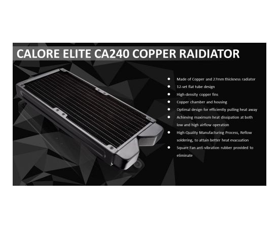 RAIJINTEK SCYLLA ELITE CA240 240mm, water cooling (black, DiY-Kit)