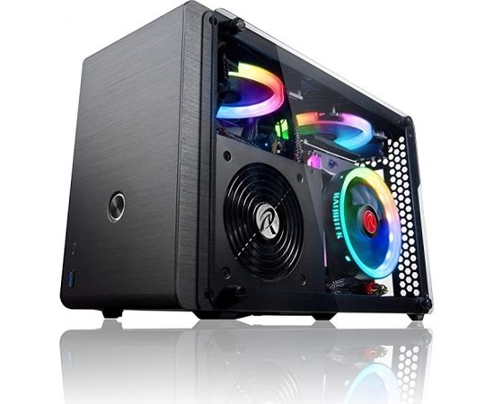 RAIJINTEK OPHION, tower case (black, tempered glass)