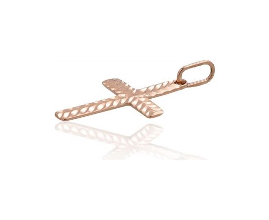 Zelta kulons #1300870(Au-R), Sarkanais Zelts 585°, 0.67 gr. Krustiņi un ikonas