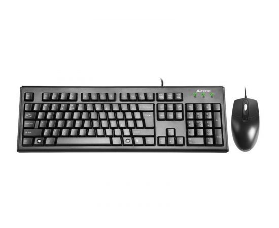 A4-tech Keyboard set KRS-8372 USB, US Black