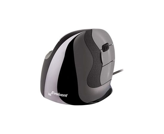 Evoluent VerticalMouse D, mouse (black / silver, medium, RH)