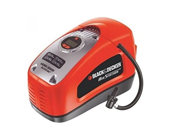 Black&decker BLACK + DECKER compressor ASI300-QS, 11bar, air pump (orange / black, 12 volt cigarette lighter connector)