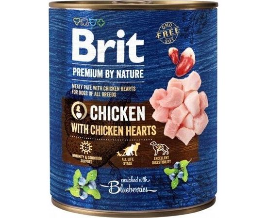 Brit Brit Premium By Nature Chicken & Hearts puszka 800g
