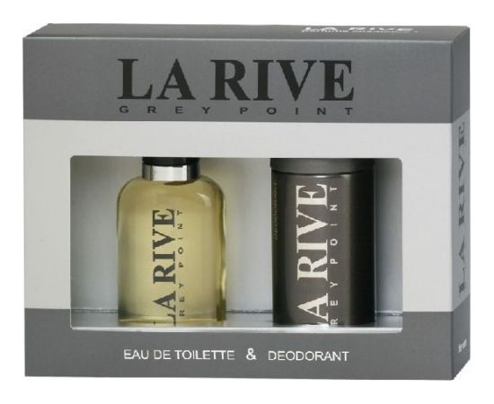 La Rive for Men Grey Point Zestaw/edt100ml+deo150ml/