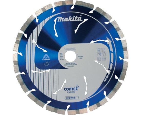 Dimanta griešanas disks Makita Comet Stealth; 230 mm