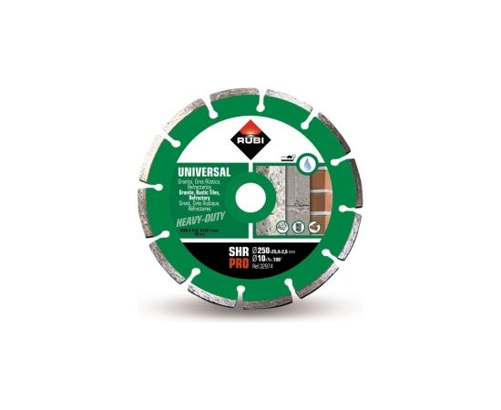 Dimanta griešanas disks Rubi SHR PRO; 250 mm