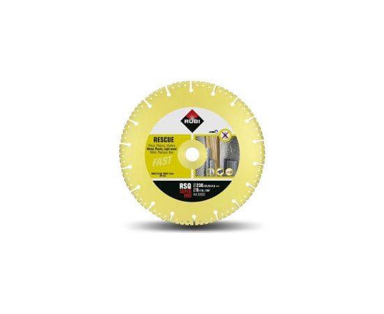 Dimanta griešanas disks Rubi RSQ SUPER PRO; 230 mm