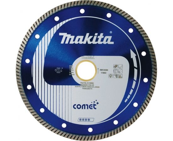 Dimanta griešanas disks Makita Comet; 115 mm