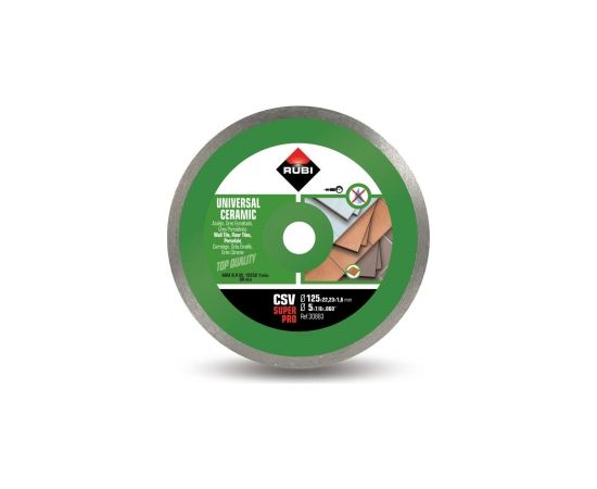 Dimanta griešanas disks Rubi CSV 125 SuperPro; 125 mm