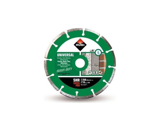 Dimanta griešanas disks Rubi SHR 350 SuperPro; 350 mm