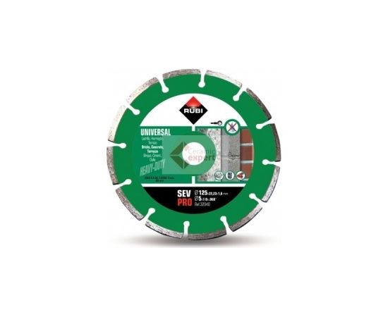 Dimanta griešanas disks Rubi SEV 125 PRO; 125 mm