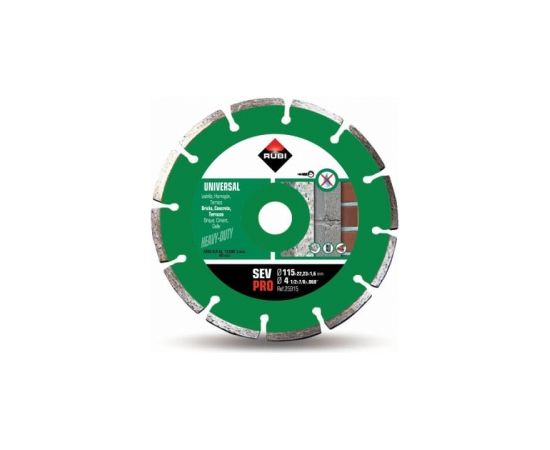 Dimanta griešanas disks Rubi SEV 115 PRO; 115 mm