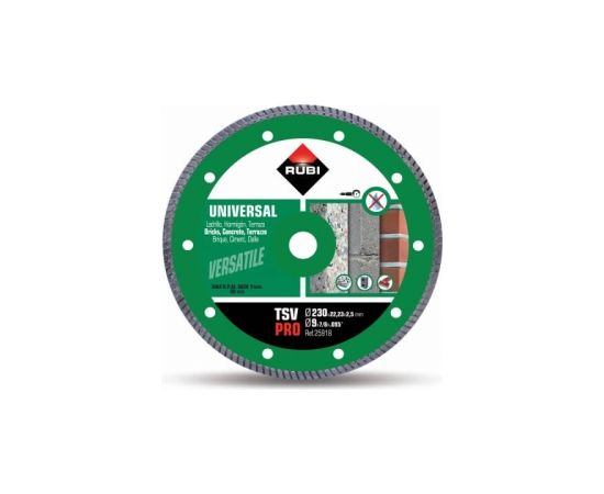 Dimanta griešanas disks Rubi TSV 230 PRO; 230 mm