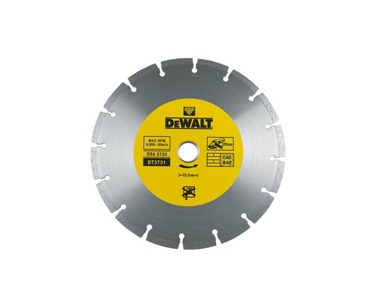 Dimanta griešanas disks DeWalt UNIVERSAL DT3731; 230 mm