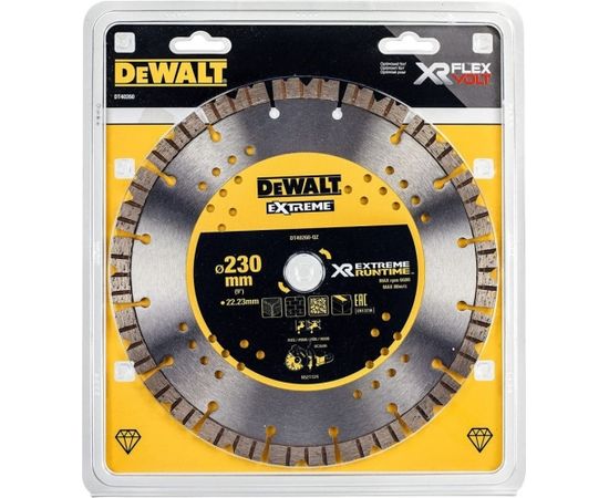 Dimanta griešanas disks DeWalt DT40260-QZ; 230x22,23x3 mm