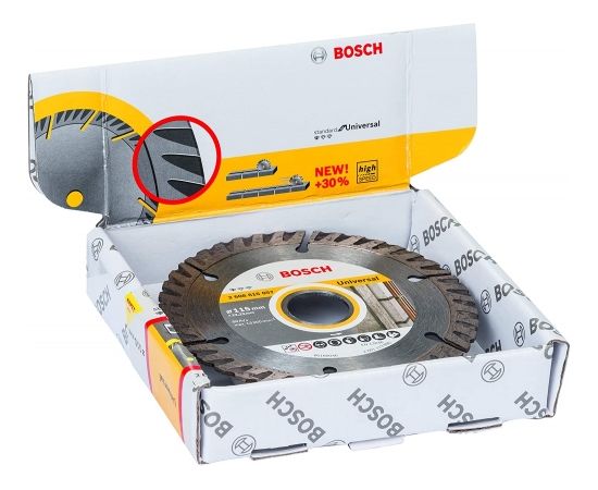 Dimanta griešanas disks Bosch Standard for Universal; 115x22,23 mm; 10 gab.