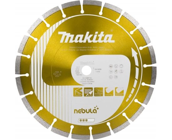 Dimanta griešanas disks Makita Nebula; 230 mm