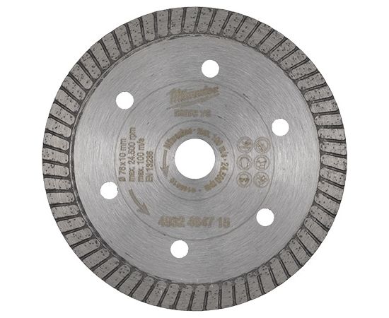 Dimanta griešanas disks Milwaukee 4932464715; 76 mm