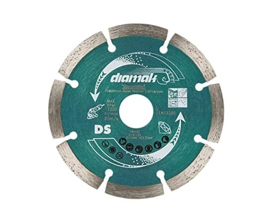 Dimanta griešanas disks Makita D-61139; 125 mm