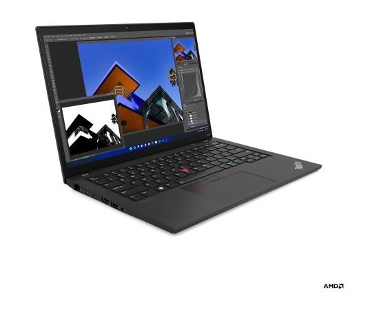 Lenovo ThinkPad T14 6850U Notebook 35.6 cm (14") WUXGA AMD Ryzen™ 7 PRO 16 GB LPDDR5-SDRAM 512 GB SSD Wi-Fi 6E (802.11ax) Windows 11 Pro Black