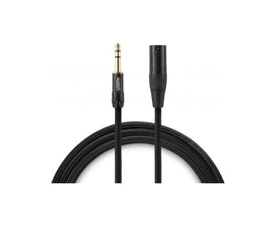 Warm Audio PREM-XLRM-TRSM-3 audio cable 0.9 m 6.35mm TRS XLR Black