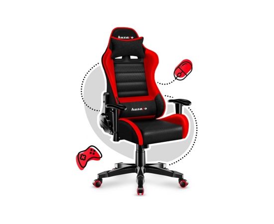 Gaming chair for children Huzaro HZ-Ranger 6.0 Red Mesh, black and red