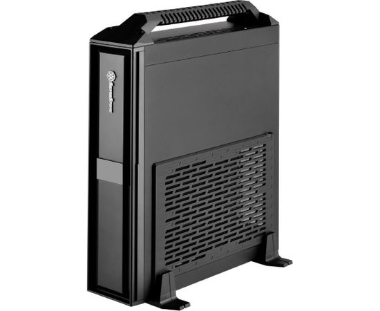 SilverStone SST-ML08B-H with hand - Mini-ITX