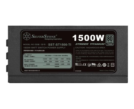 Silverstone Technology SST-ST1500-TI v1.1 1500W ATX 80+ Titanium