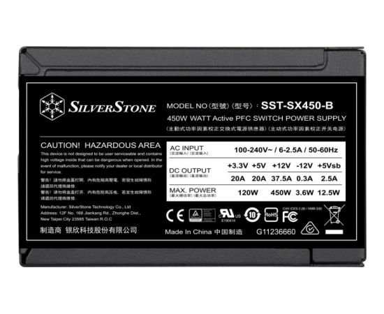 SilverStone SST-SX450-B 450W, PC power supply (black)