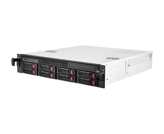 Silverstone RM21-308, rack enclosure (black, 2U)