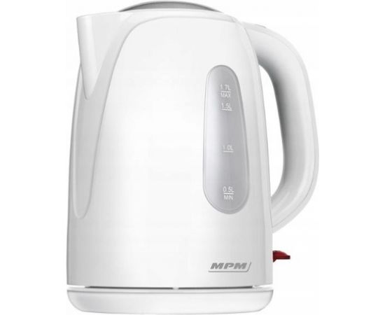 MPM Cordless kettle MCZ-105, white, 1.7 l