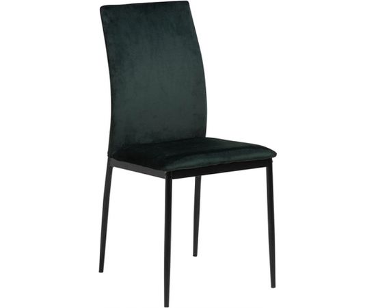 Krēsls DEMINA 43.5x53xH92cm melns/t.zaļš