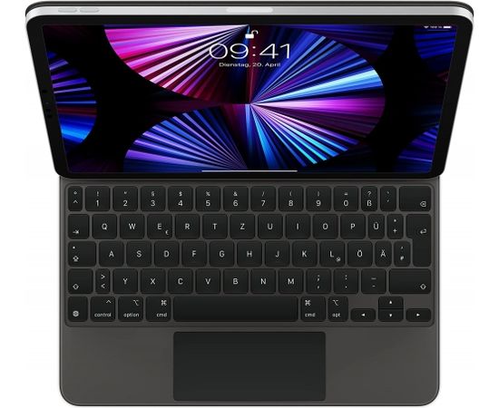 DE layout - Apple Magic Keyboard for iPad Air (4th generation) and 11 iPad Pro (2nd generation), keyboard (black, scissor switch)