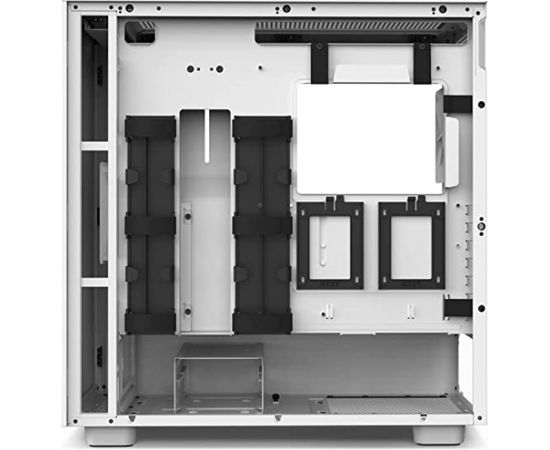 NZXT H7 tower case, tempered glass, white - window