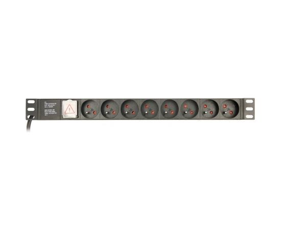 Gembird EG-PDU-014-FC14 power distribution unit (PDU) 8 AC outlet(s) 1U Black