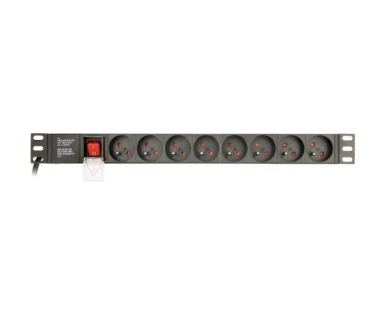 Gembird EG-PDU-014-FC14 power distribution unit (PDU) 8 AC outlet(s) 1U Black