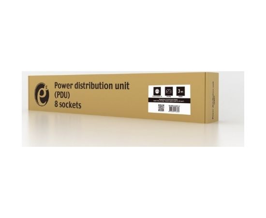 Gembird EG-PDU-014-FC14 power distribution unit (PDU) 8 AC outlet(s) 1U Black