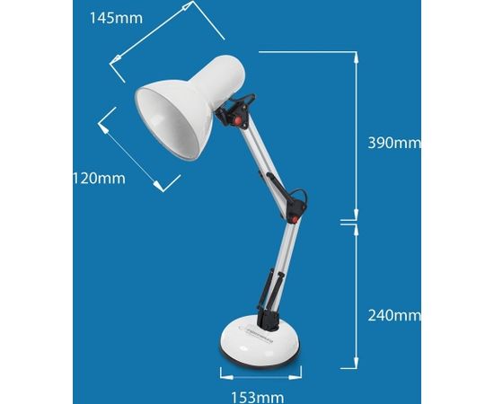 Esperanza ELD112W desk lamp White