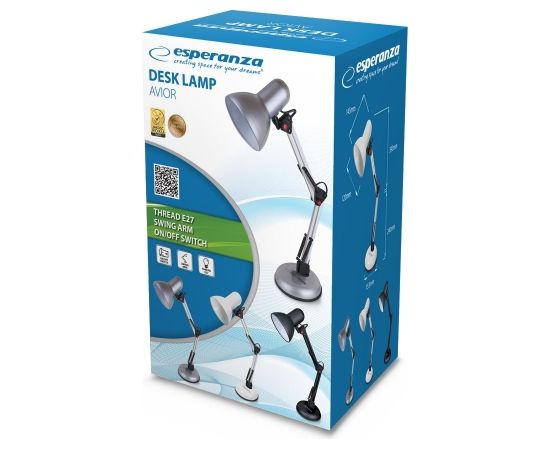 Esperanza ELD112W desk lamp White