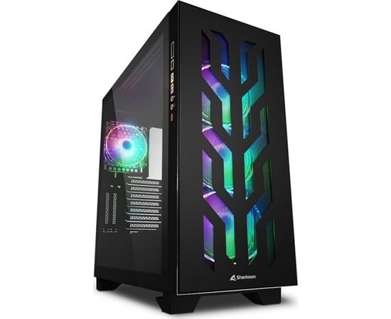 Sharkoon ELITE SHARK CA300T, big tower case (black, 2x tempered glass)