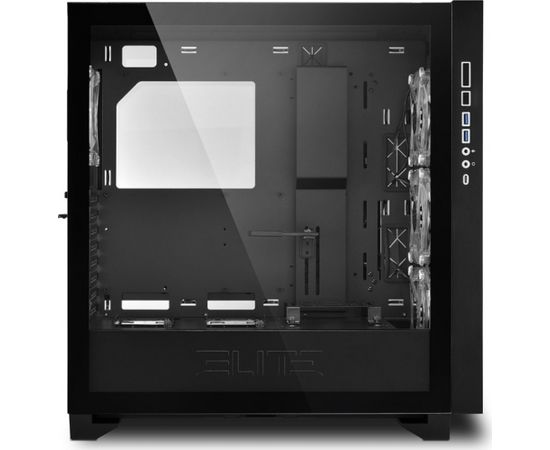 Sharkoon ELITE SHARK CA300T, big tower case (black, 2x tempered glass)