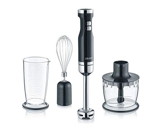 Graef Hand Blender HB502 (black / stainless steel 3-piece set,)