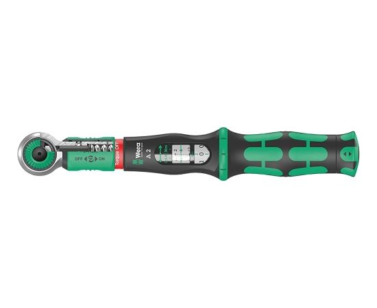 Wera torque wrench Safe-Torque A 2 (black/green, 1/4" hexagon, 2-12 Nm)