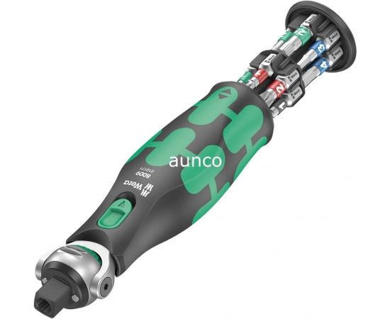 Wera 8009 Zyklop Pocket Set 1, 13-piece, bit set (black/green, reversible ratchet for 3/8", 1/4")