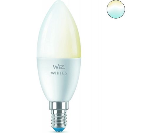 WiZ Whites LED candle C37 E14, LED lamp (replaces 40 watts)