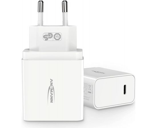 Ansmann Home Charger HC130PD, charger (white, compatible with PowerDelivery, Multisafe technology)