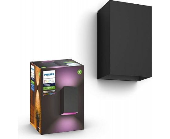Philips HUE white & color Ambiance Resonate wall light, LED light (black)