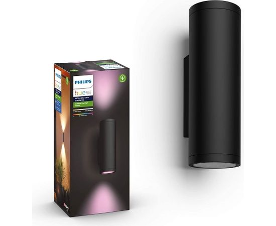 Philips HUE white & color Ambiance Appear wall light, LED light (black)