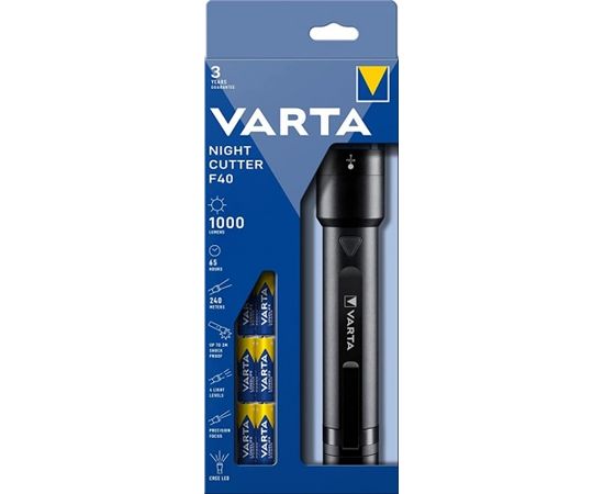 Varta Night Cutter F40, flashlight (black)