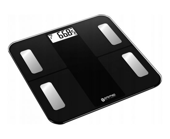 Oromed ORO-SCALE BLUETOOTH BLACK Electronic personal scale Square